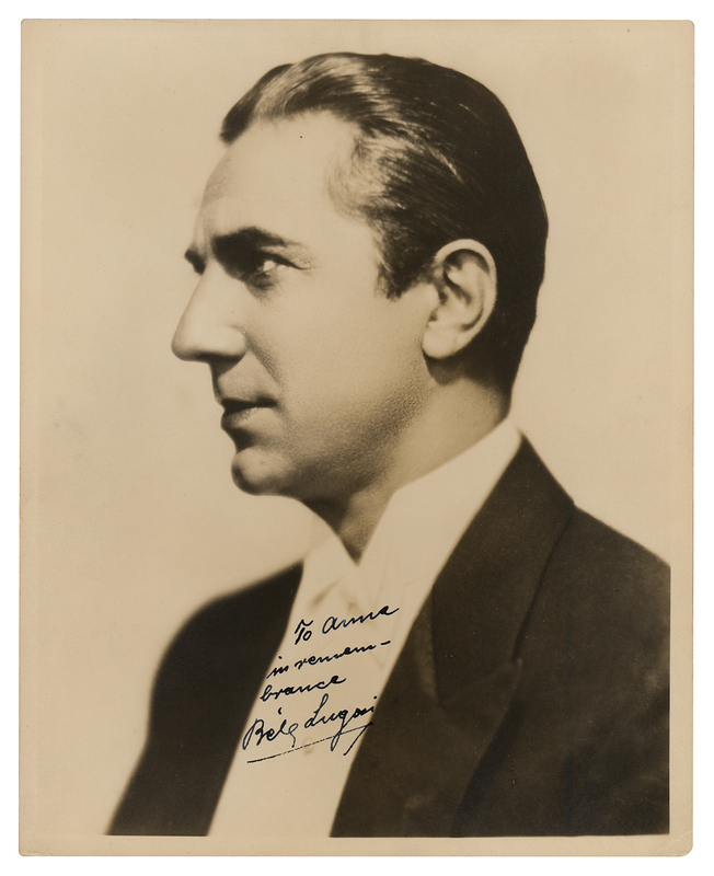 Lot 601 Bela Lugosi Signed Photograph
