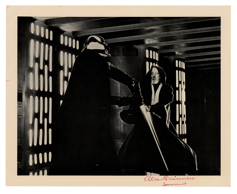 Lot 719 Star Wars: Alec Guinness Signed Photograph