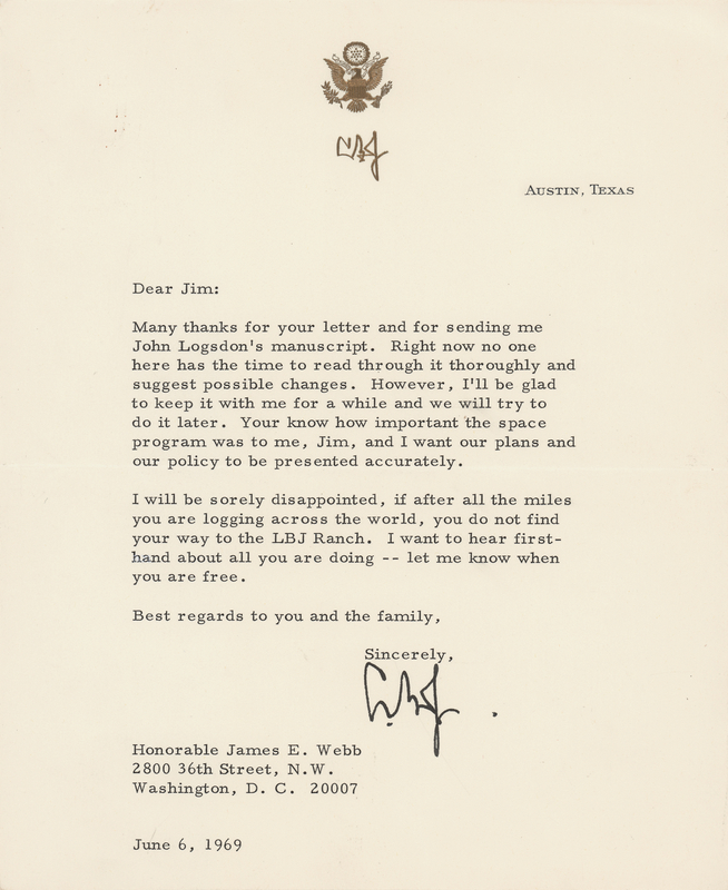 Lot 111 Lyndon B. Johnson Typed Letter Signed