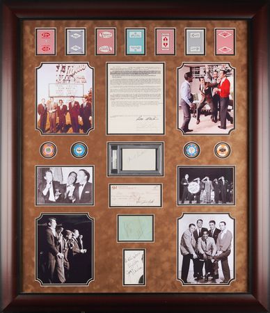 Lot #688 Rat Pack Signed Display - Image 1
