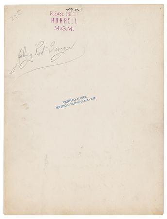 Lot #669 Conrad Nagel Oversized Signed Photograph - Image 2