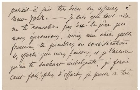 Lot #796 Camille Pissarro Autograph Letter Signed on the Sale of Artwork - Image 5