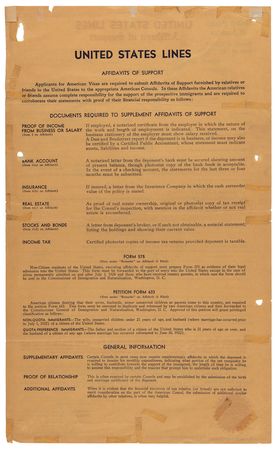 Lot #214 Albert Einstein Document Signed (1940) - Affidavit of Support for His Immigrant Cousin, Ursula Einstein, Fleeing from Nazi Germany - Image 3