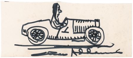 Lot #283 Charles Addams Signed Sketch of