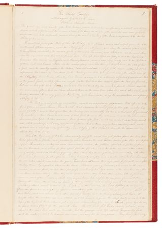 Lot #805 John J. Audubon Handwritten Draft of His 'Ornithological Biography' Entry on the Wild Turkey, the First Plate in The Birds of America - Image 5