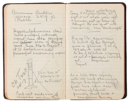 Lot #806 Thomas Edison's Handwritten Experimental Notebook - 130 Pages on the Development of Domestic Rubber - Image 10