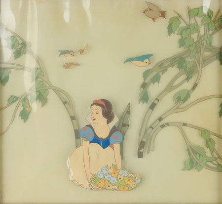 Lot #343. Snow White production cel from Snow White and the Seven Dwarfs