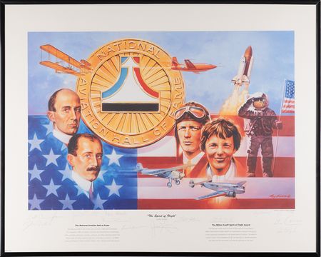 Lot #253 The Spirit of Flight Print Signed by (11)