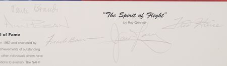 Lot #253 The Spirit of Flight Print Signed by (11) Astronauts and Aviators (30˝ x 24˝) (Ltd. Ed. 57/80) - Image 3