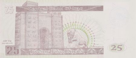 Lot #254 ISS Expedition 10/Soyuz TMA-5 Flown 25 Dinar Bill, Signed by Salizhan Sharipov - Image 2
