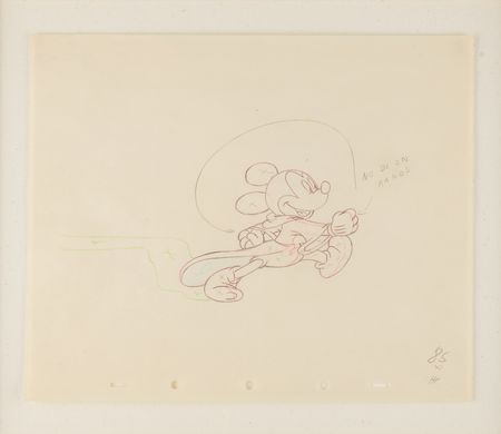 Lot #306 Mickey Mouse production drawing from