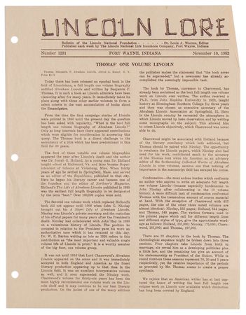 Lot #37 Abraham Lincoln: A Biography by Benjamin P. Thomas (Ltd. Ed. #250/500) - Image 6