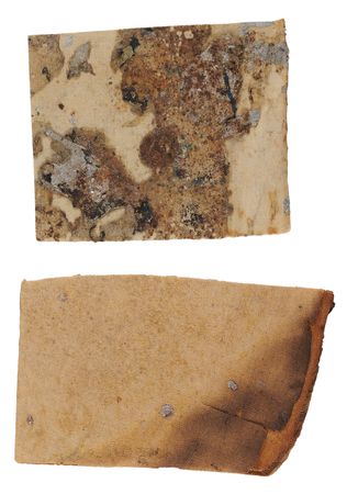 Lot #252 Hindenburg Disaster (2) Exterior Fabric Swatches with Eyewitness Provenance Letter - Image 3