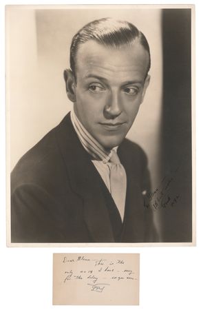 Lot #458 Fred Astaire Oversized Signed Photograph