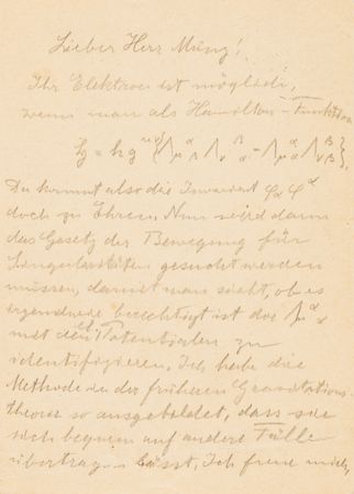 Lot #215 Albert Einstein (2) Autograph Letters Signed on His Unified Field Theory Collaboration: 