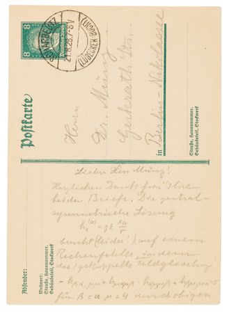 Lot #215 Albert Einstein (2) Autograph Letters Signed on His Unified Field Theory Collaboration: 