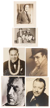 Lot #452 Actors (6) Signed Photographs to Glenn