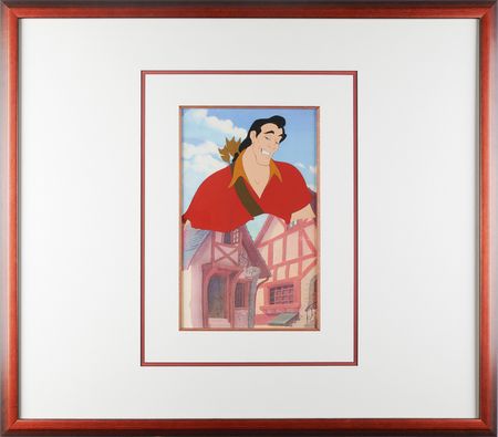 Lot #290 Hand-painted Gaston cel from Beauty and