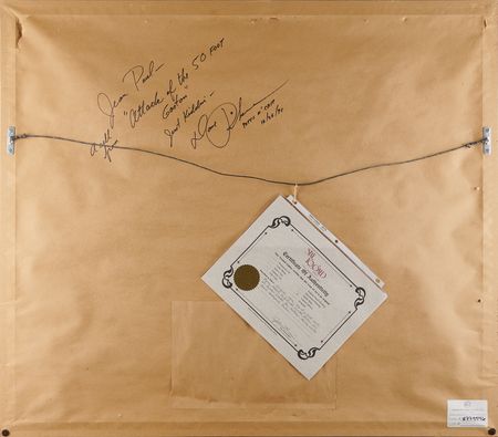 Lot #290 Hand-painted Gaston cel from Beauty and the Beast - Image 3