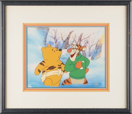 Lot #325 Winnie the Pooh and Tigger production cel from The New Adventures of Winnie the Pooh - Image 2