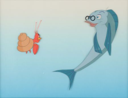 Lot #313 Limpet and Crusty production cel from The Incredible Mr. Limpet - Image 2