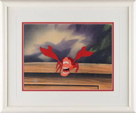 Lot #315 Sebastian production cel from The Little Mermaid - Image 2