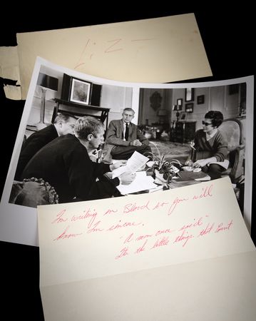 Lot #616 Steve McQueen Handwritten Note to His Personal from the Set of The War Lover - 