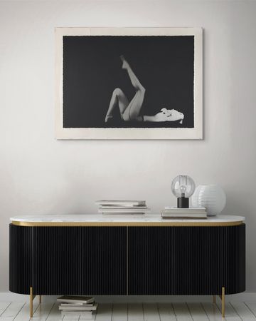 Lot #636 Marilyn Monroe: Milton Greene Oversized Signed Silkscreen Print from 'The Black Sitting' (Ltd. Ed. #183/300) - 46˝ x 35˝ - Image 3