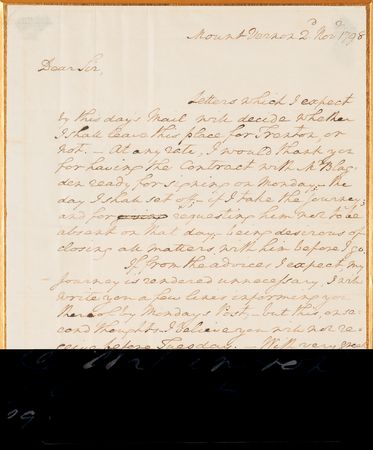 Lot #2 George Washington Autograph Letter Signed to Architect of the Capitol William Thornton - Image 3