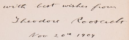 Lot #62 Theodore Roosevelt Signed Book - The Works of Theodore Roosevelt - Image 2