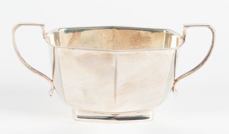 Lot #626 MGM Tea Set Engraved with Hepburn and Tracy Signatures - Image 6
