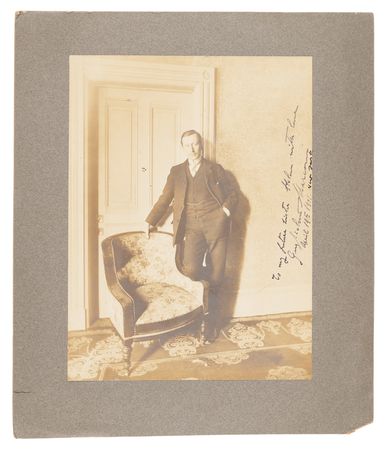 Lot #217 Guglielmo Marconi Signed Photograph to my