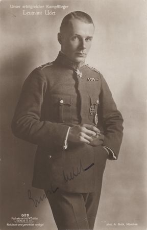 Lot #240 Ernst Udet Signed Photograph