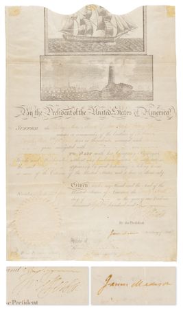 Lot #5 Thomas Jefferson and James Madison Maritime