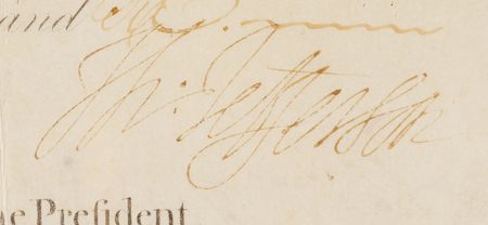 Lot #5 Thomas Jefferson and James Madison Maritime Document Signed as President and Secretary of State for the Brig Ann Maria - Image 2
