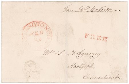 Lot #9 Dolley Madison Signed Free Frank