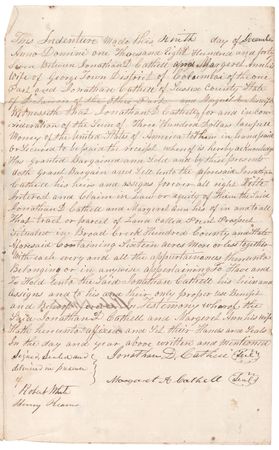 Lot #34 James Buchanan Document Signed as Secretary of State - Image 2