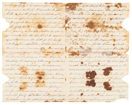 Lot #38 Andrew Johnson Autograph Letter Signed as Tennessee Senator on Democratic Party Divisions Before the Election of 1860 - Image 2
