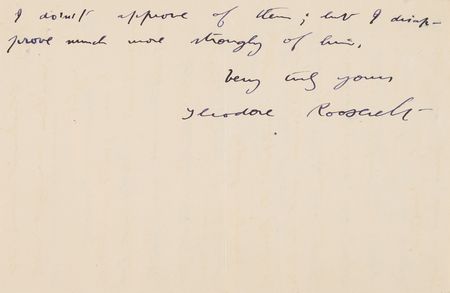 Lot #58 Theodore Roosevelt Autograph Letter Signed on the Colombia Treaty and Armed-Ship Bill Controversy - Image 3