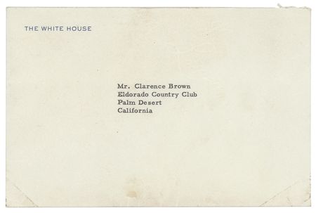 Lot #99 Dwight D. Eisenhower Typed Letter Signed as President to Director Clarence Brown on His Favorite Film, 'Angels in the Outfield' - Image 2