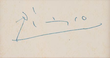 Lot #278 Pablo Picasso Signature - Image 2