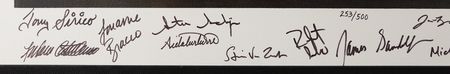 Lot #714 The Sopranos Oversized Cast-Signed Canvas Print (Ltd. Ed. #253/500) - Image 2