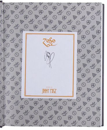 Lot #414 Led Zeppelin: Jimmy Page Signed Book - Led Zeppelin - Image 4