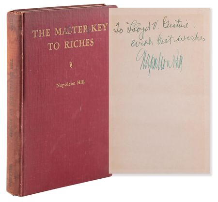 Lot #361 Napoleon Hill Signed Book - The Master