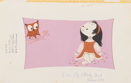 Lot #292 Little Golden Book storyboard and layout production paintings (21) by Mary Blair - Image 3
