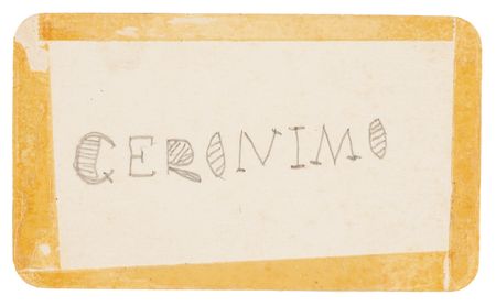 Lot #228 Geronimo Signature - JSA 9