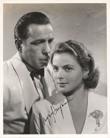 Lot #491 Ingrid Bergman Signed Photograph