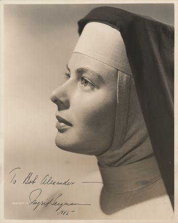 Lot #471 Ingrid Bergman Signed Photograph