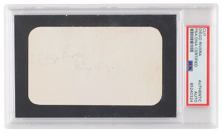 Lot #279 Diego Rivera Signature
