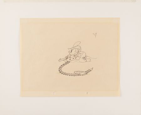 Lot #349 Mickey Mouse, Donald Duck, Goofy, and Timothy Q. Mouse production drawings from Walt Disney Studios Shorts and Features - Image 10